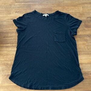 Cotton Citizen Black Pocket tee